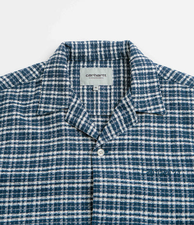 Carhartt Kander Short Sleeve Shirt - Kander Check / Blue River