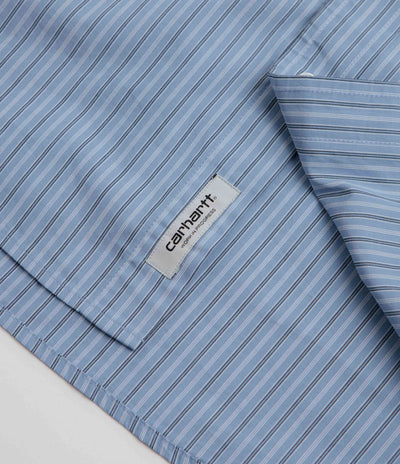Carhartt Keene Short Sleeve Shirt - Keene Stripe / Curacao