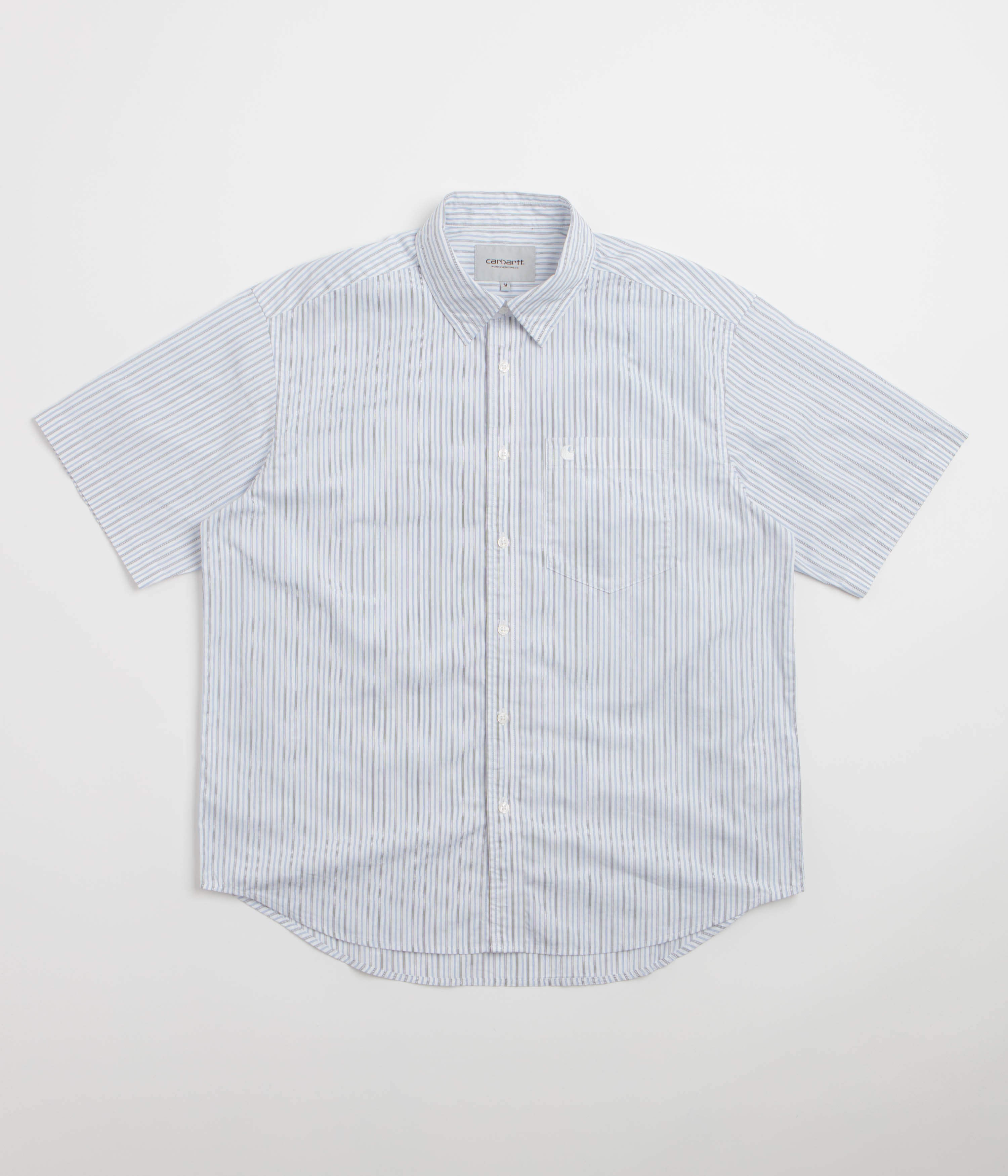 Carhartt Keene Short Sleeve Shirt - Keene Stripe / White