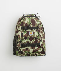 Carhartt Kickflip Backpack in Camo Duck Green