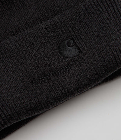Carhartt Lambert Beanie - Black Moon Wash