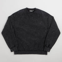 Carhartt Lambert Crewneck Sweatshirt - Black Moon Wash thumbnail