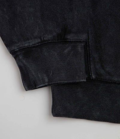 Carhartt Lambert Crewneck Sweatshirt - Black Moon Wash