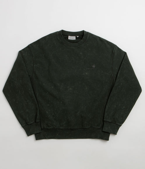 Carhartt Lambert Crewneck Sweatshirt - Raven Moon Wash