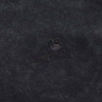 Carhartt Lambert Polo Sweatshirt - Black Moon Wash thumbnail