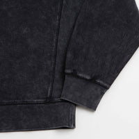 Carhartt Lambert Polo Sweatshirt - Black Moon Wash thumbnail
