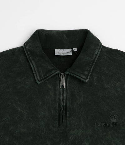 Carhartt Lambert Polo Sweatshirt - Raven Moon Wash