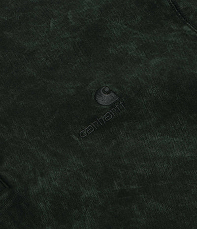 Carhartt Lambert Polo Sweatshirt - Raven Moon Wash