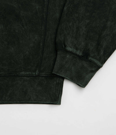 Carhartt Lambert Polo Sweatshirt - Raven Moon Wash