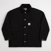 Carhartt Lander Coat - Black / Black Stone Washed thumbnail