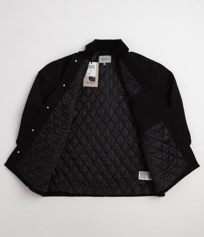 Carhartt Lander Coat - Black / Black Stone Washed
