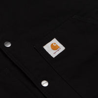 Carhartt Lander Coat - Black / Black Stone Washed thumbnail