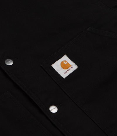 Carhartt Lander Coat - Black / Black Stone Washed