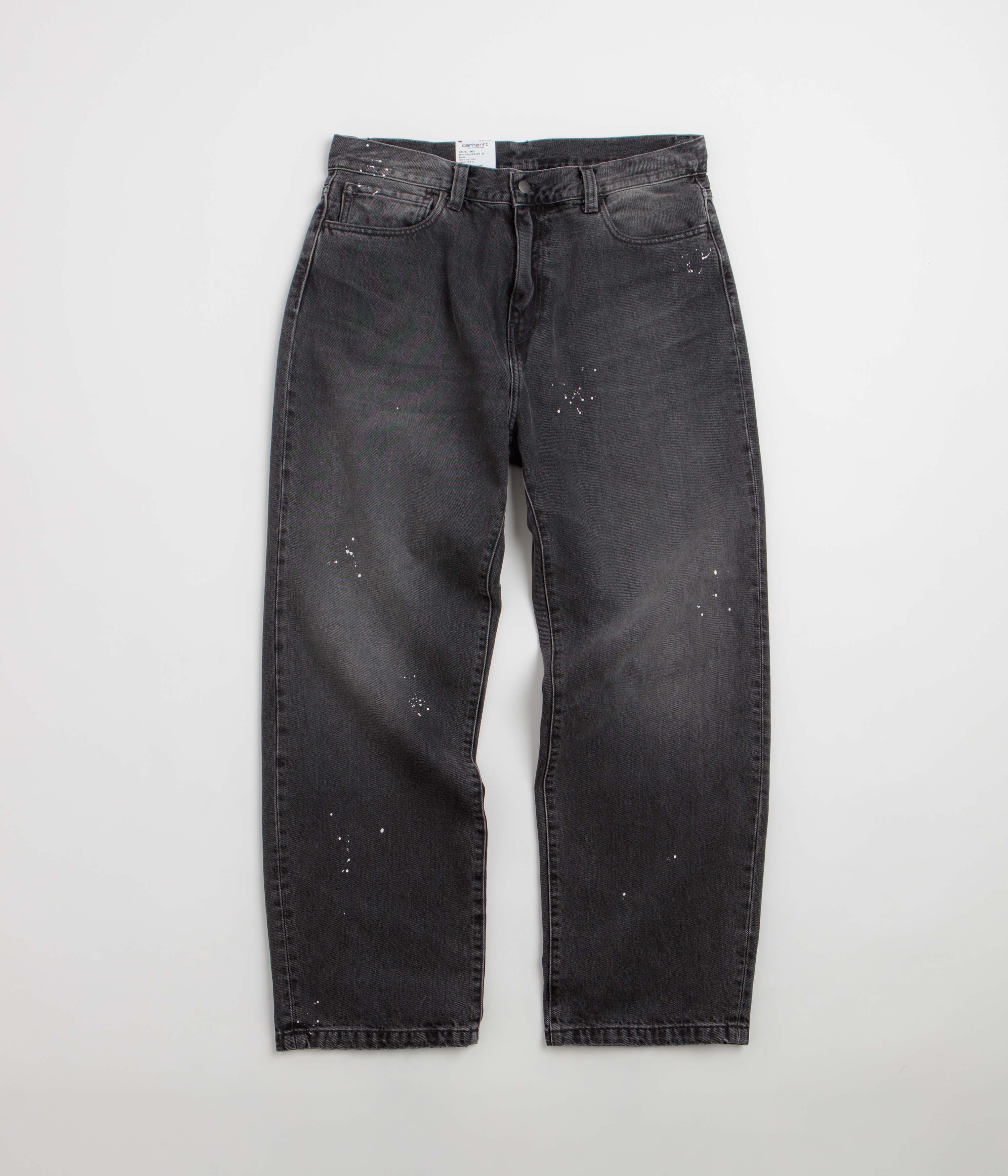Carhartt Landon Pants - Black / Destroy Wash / Splatter