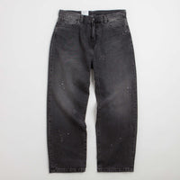 Carhartt Landon Pants in Black Destroy Wash and Splatter thumbnail