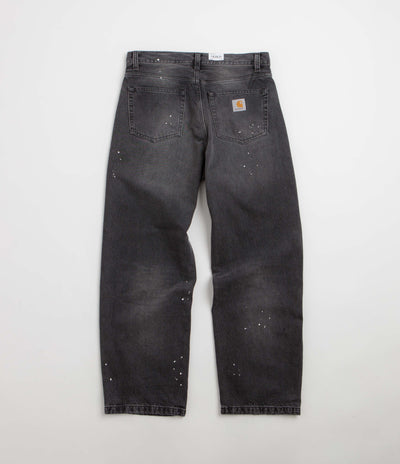 Carhartt Landon Pants in Black Destroy Wash and Splatter