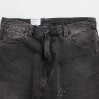 Carhartt Landon Pants in Black Destroy Wash and Splatter thumbnail
