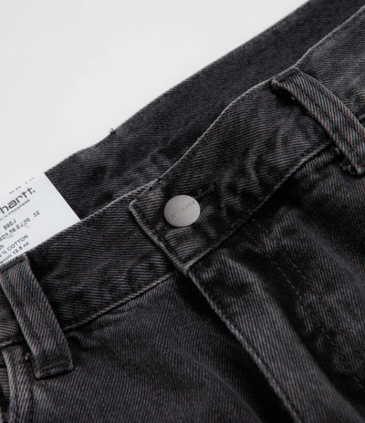 Carhartt Landon Pants in Black Destroy Wash and Splatter
