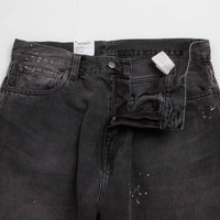Carhartt Landon Pants in Black Destroy Wash and Splatter thumbnail