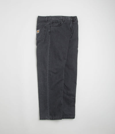 Carhartt Landon Pants in Black Heavy Stone Washed