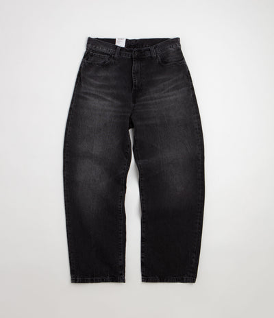 Carhartt Landon Pants in Black Marble Used Wash