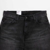 Carhartt Landon Pants in Black Marble Used Wash thumbnail