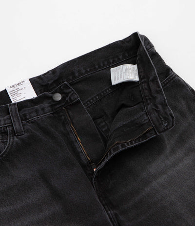 Carhartt Landon Pants in Black Marble Used Wash