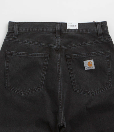 Carhartt Landon Pants in Black Stone Washed