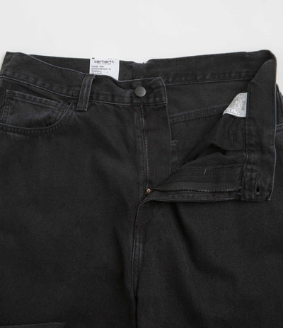 Carhartt Landon Pants in Black Stone Washed