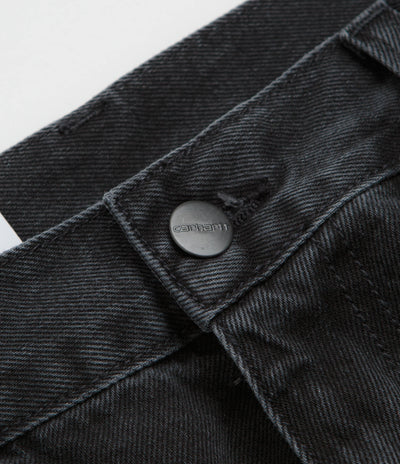 Carhartt Landon Pants in Black Stone Washed