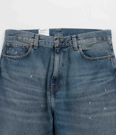 Carhartt Landon Pants - Blue / Destroy Wash / Splatter