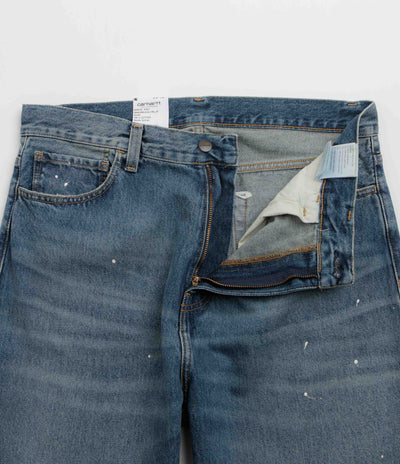Carhartt Landon Pants - Blue / Destroy Wash / Splatter