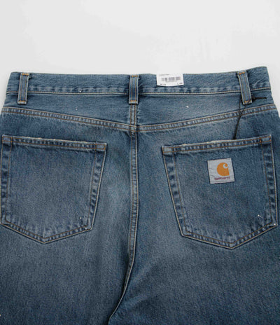 Carhartt Landon Pants - Blue / Destroy Wash / Splatter