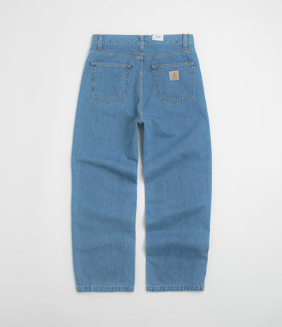 Carhartt Landon Pants in Blue Heavy Stone Washed