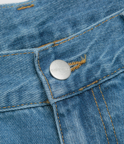 Carhartt Landon Pants in Blue Heavy Stone Washed