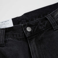 Carhartt Landon Shorts in Black Destroy Wash and Splatter thumbnail