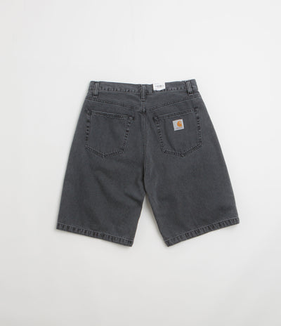 Carhartt Landon Shorts - Black Heavy Stone Wash