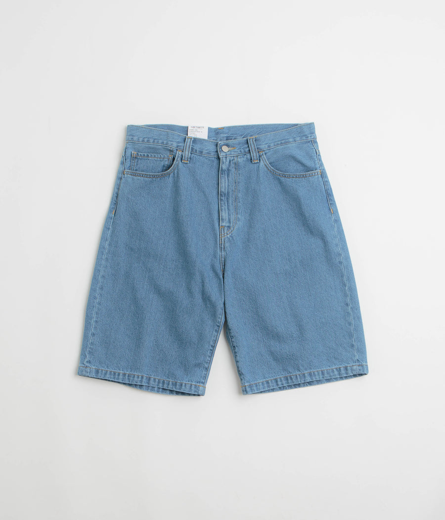 Carhartt Landon Shorts in Blue Heavy Stone Wash