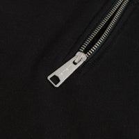 Carhartt Longhand Half Zip Sweatshirt - Black / White thumbnail