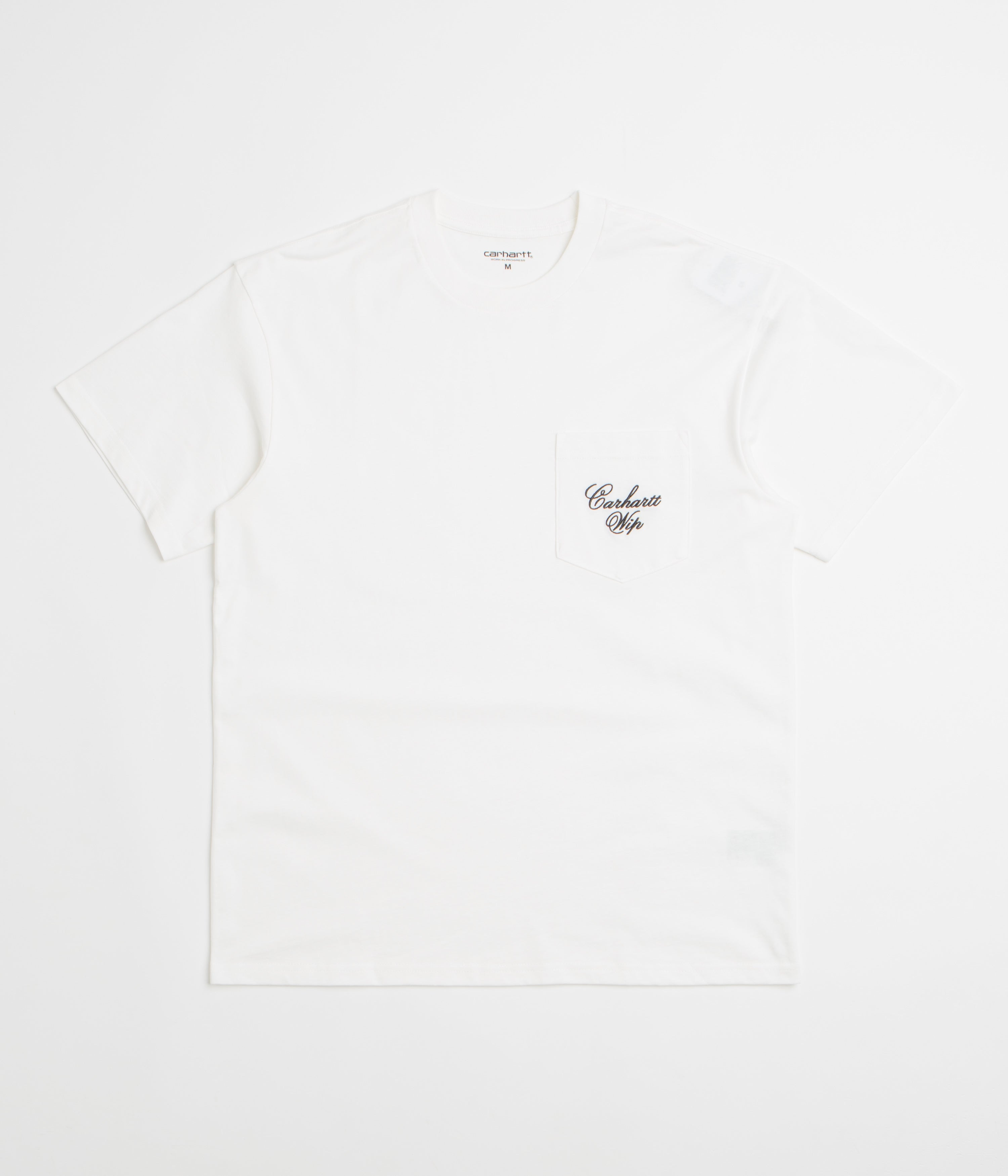 Carhartt Longhand Pocket T-Shirt - White / Black
