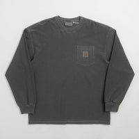 Carhartt Loose Pocket Long Sleeve T-Shirt in Black thumbnail