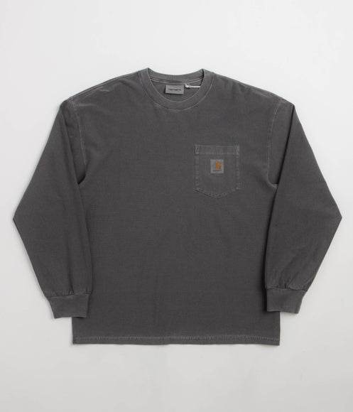 Carhartt Loose Pocket Long Sleeve T-Shirt - Black