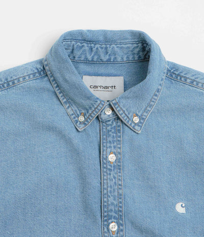 Carhartt Lucas Short Sleeve Shirt - Blue
