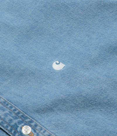 Carhartt Lucas Short Sleeve Shirt - Blue