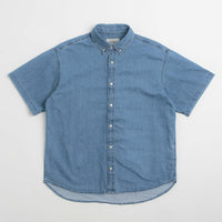 Carhartt Lucas Short Sleeve Shirt - Blue Stone Washed thumbnail
