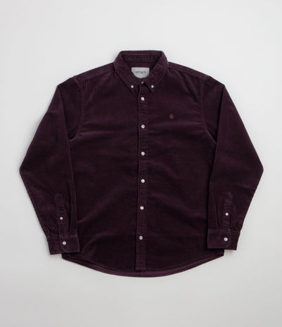 Carhartt Madison Cord Shirt - Cozy Purple