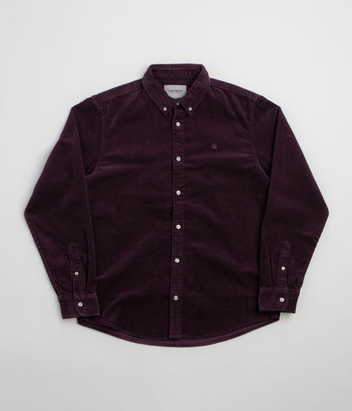 Carhartt Madison Cord Shirt - Cozy Purple