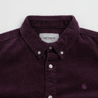Carhartt Madison Cord Shirt - Cozy Purple thumbnail