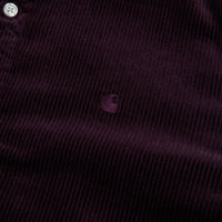 Carhartt Madison Cord Shirt - Cozy Purple thumbnail