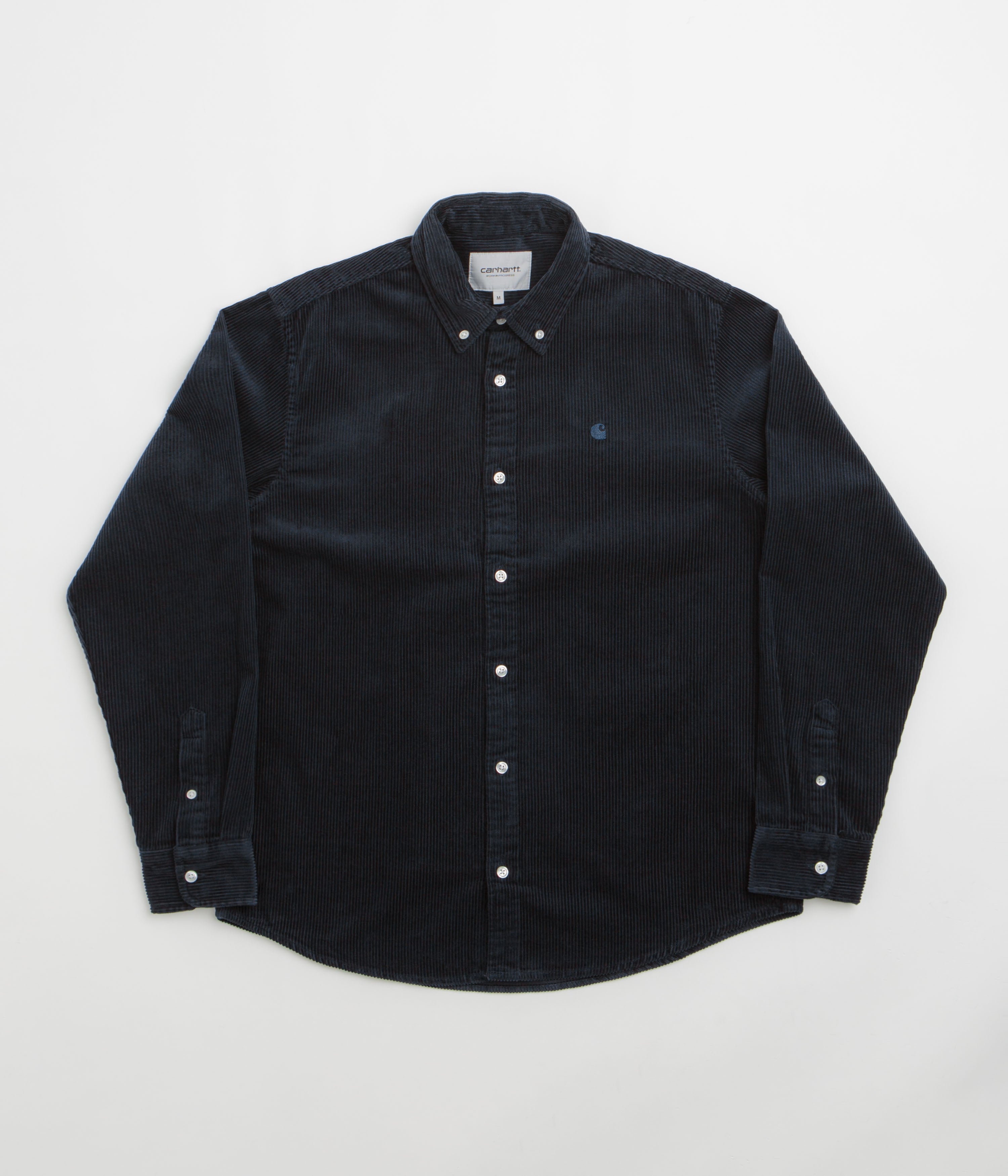Carhartt Madison Cord Shirt in Dark Navy and Dark Navy
